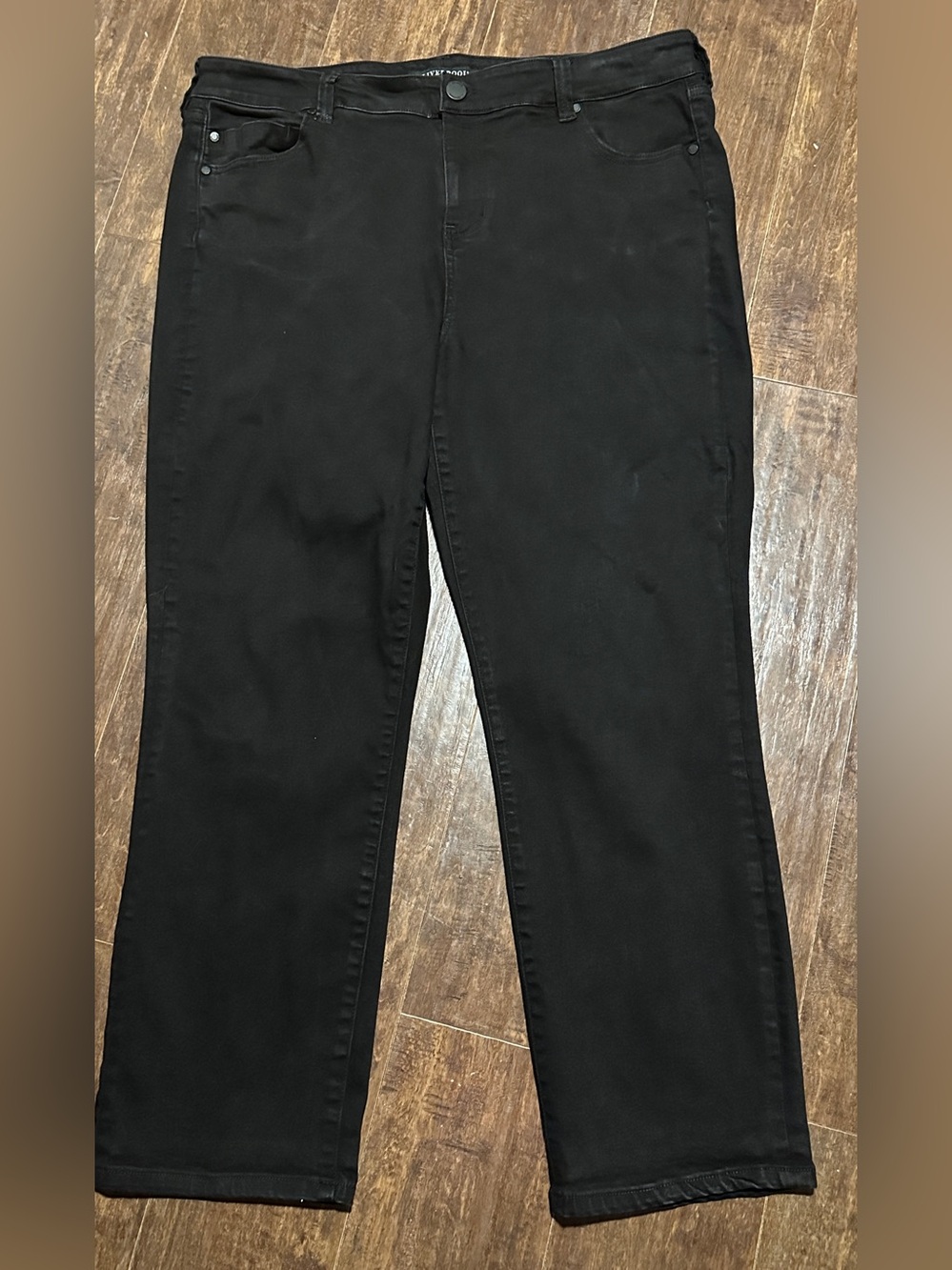 Liverpool Los Angeles Black Denim Jeans The Straight Women’s 18W